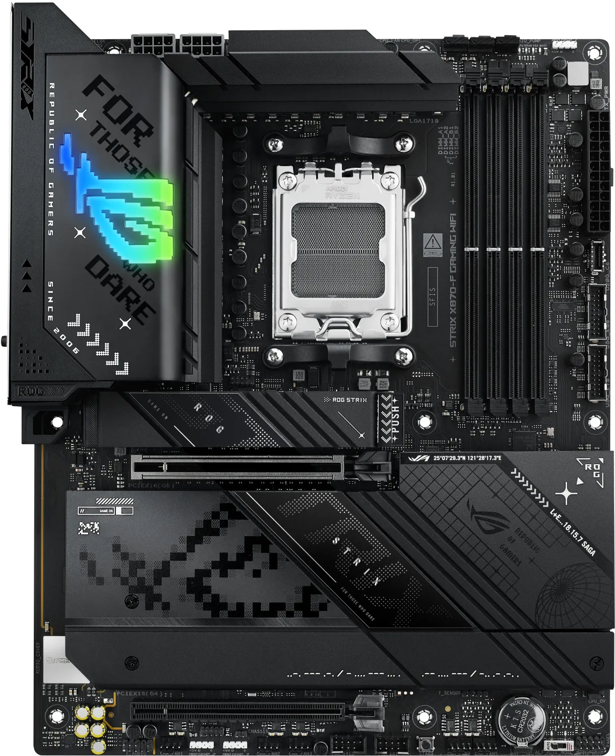 ROG Strix X870-F Gaming WIFI - AMD X870 - So. AM5 - ATX
