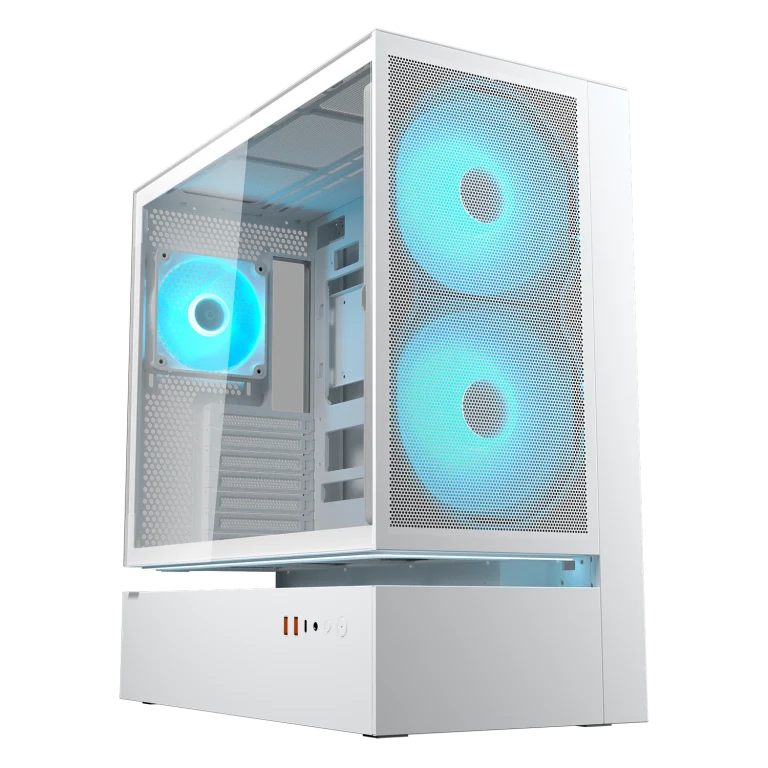 Midi-Tower CFV235, ARGB, Mesh, Weiß