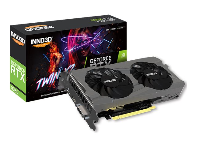 GeForce RTX 3050 Twin X2 6GB GDDR6 DVI HDMI DP