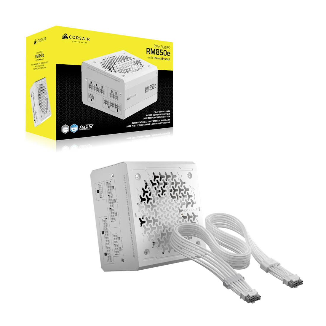 Netzteil RM850e White (3rd Gen) ATX 3.1 850W (80+ Gold)