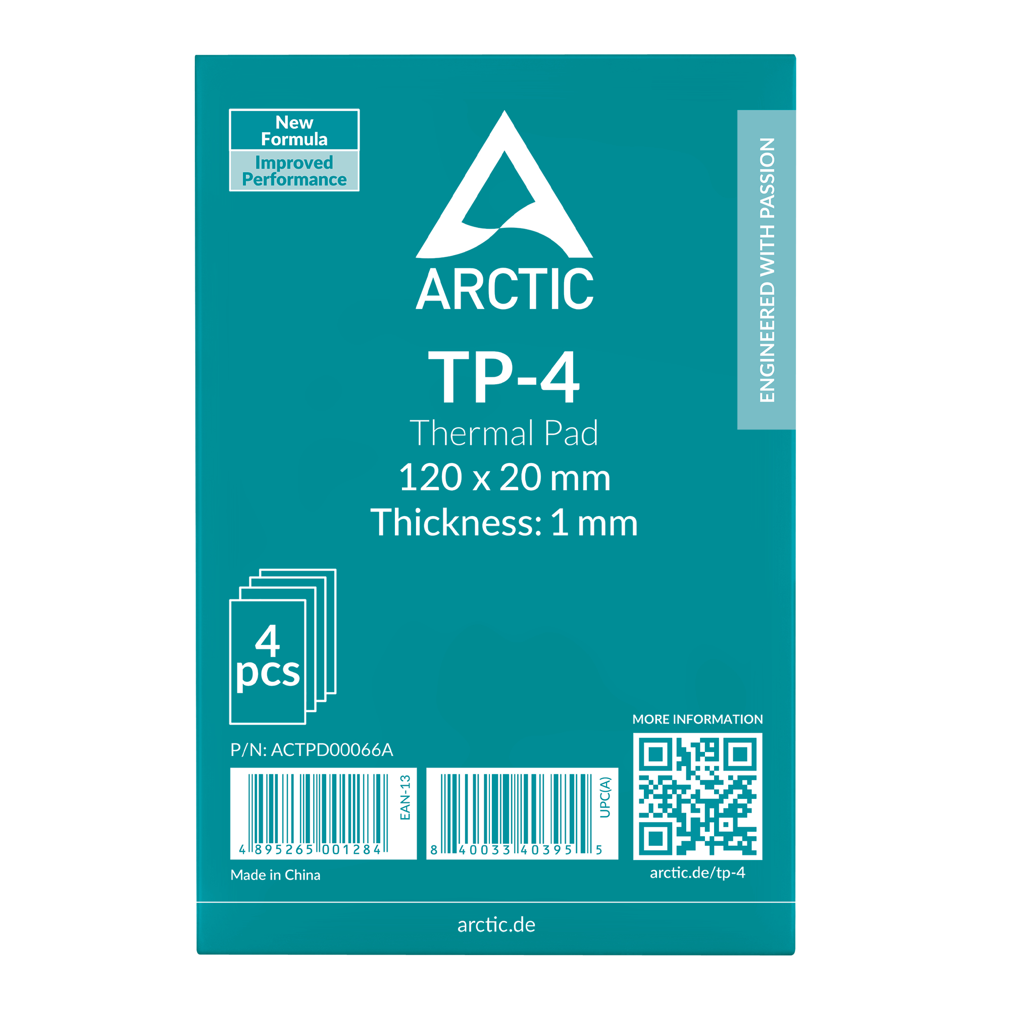 Thermal Pad TP-4 120*20mm (1,0mm) 4erPack