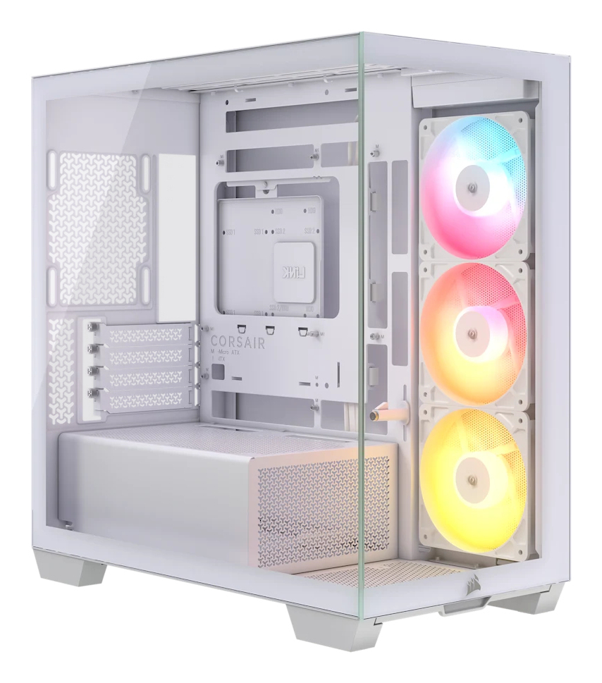 Geh RS-R 2800X ARGB Panoramic Glass Micro-ATX White