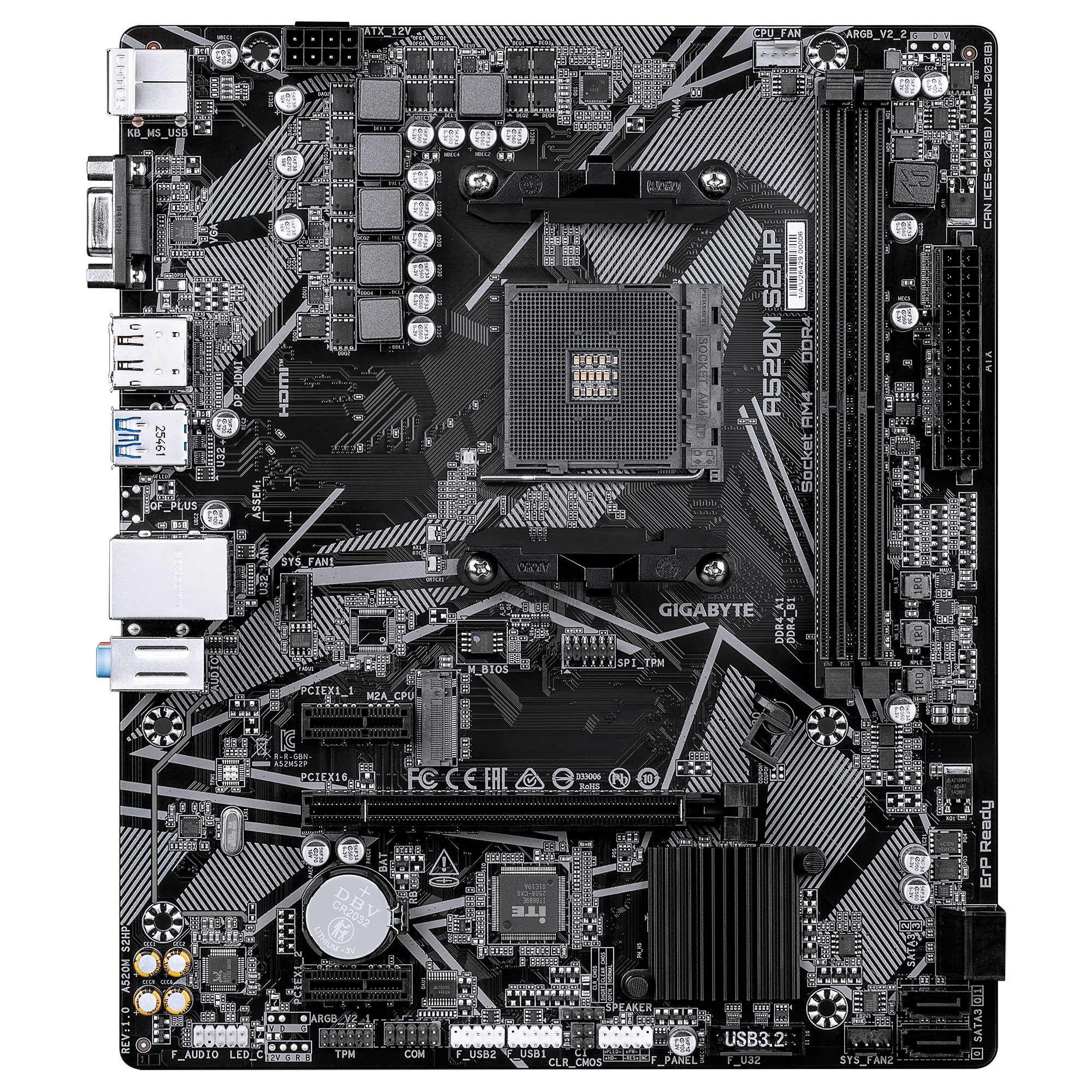 A520M S2HP (A520,AM4,mATX,DDR4)