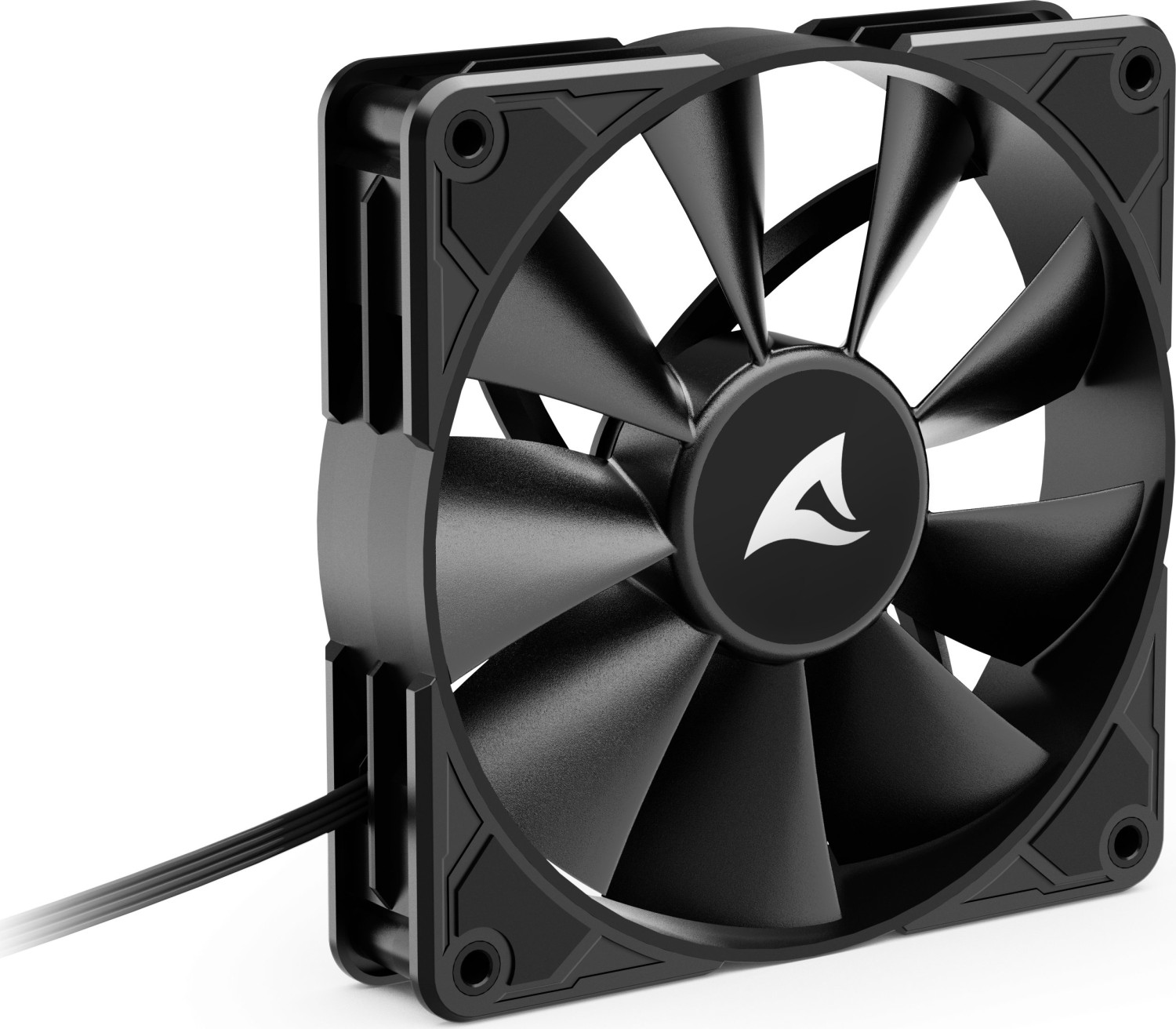 SilentStorm BW120 PWM - schwarz - 120mm - Gehäuselüfter Single-Pack
