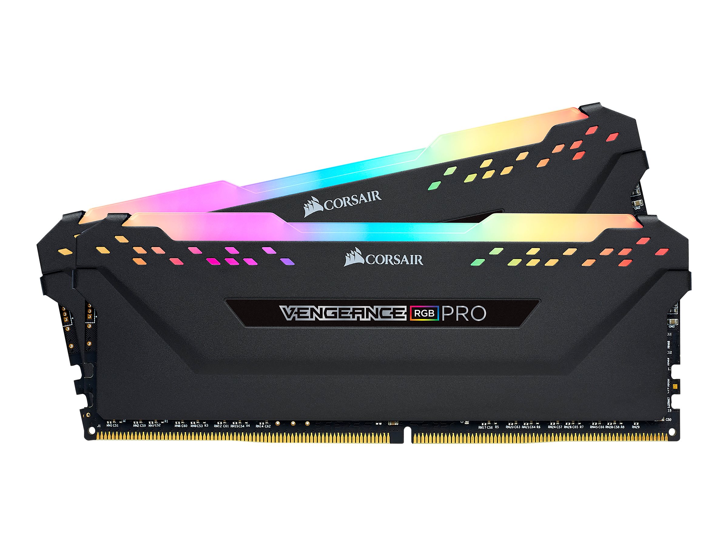 2x 8GB (16GB Kit) DDR4-3200 Corsair Vengeance RGB PRO schwarz CL16