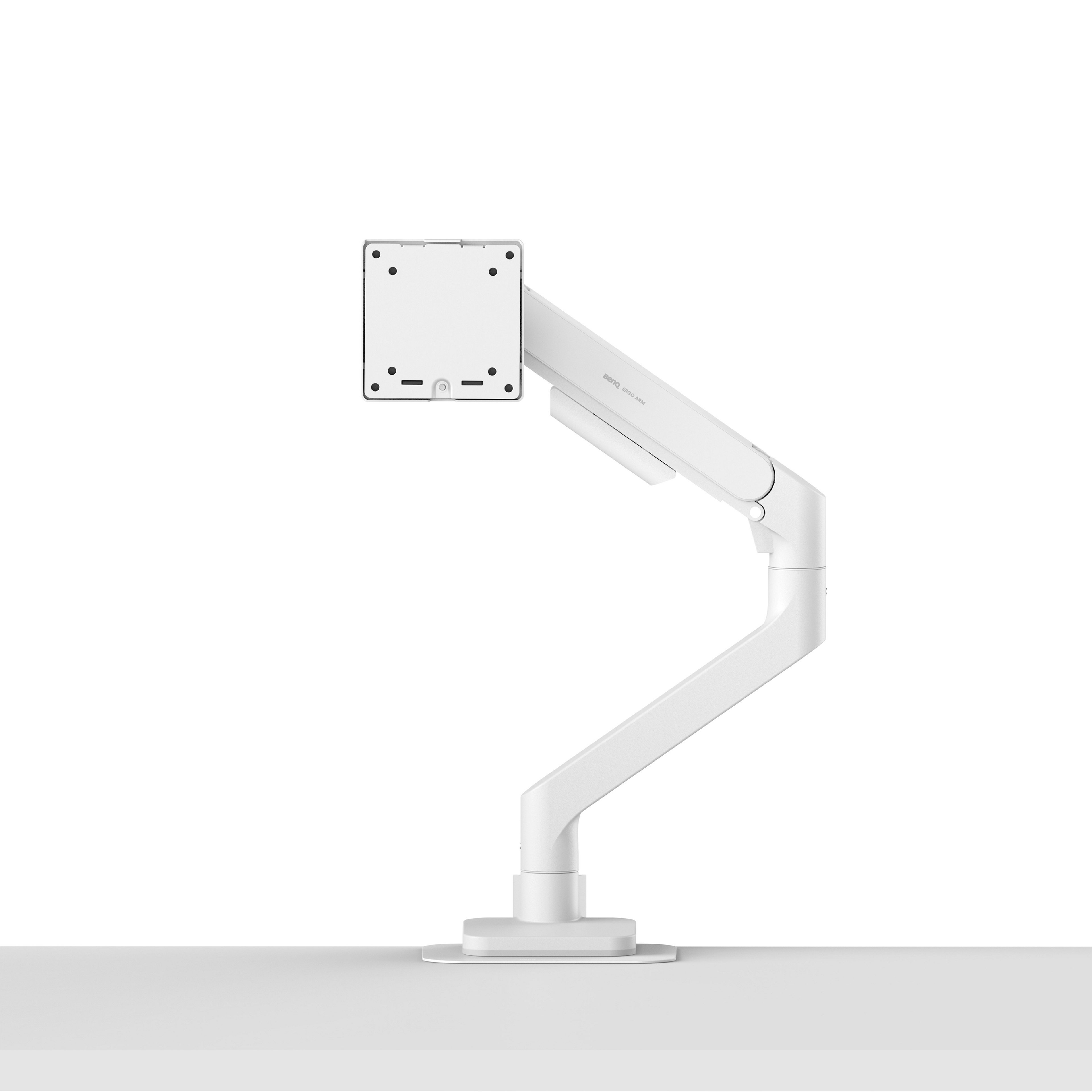 BSH02 Universal Monitorarm max. 49" LCDs weiß
