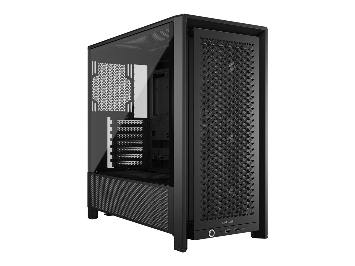 Midi FRAME 4000D RS Wood Mid-Tower, Black/Walnut
