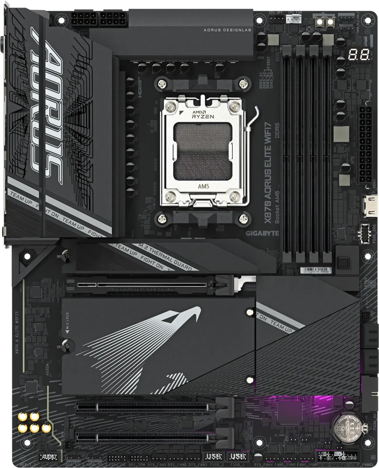 X870 Aorus Elite WIFI7 - AMD X870 - So. AM5 - ATX