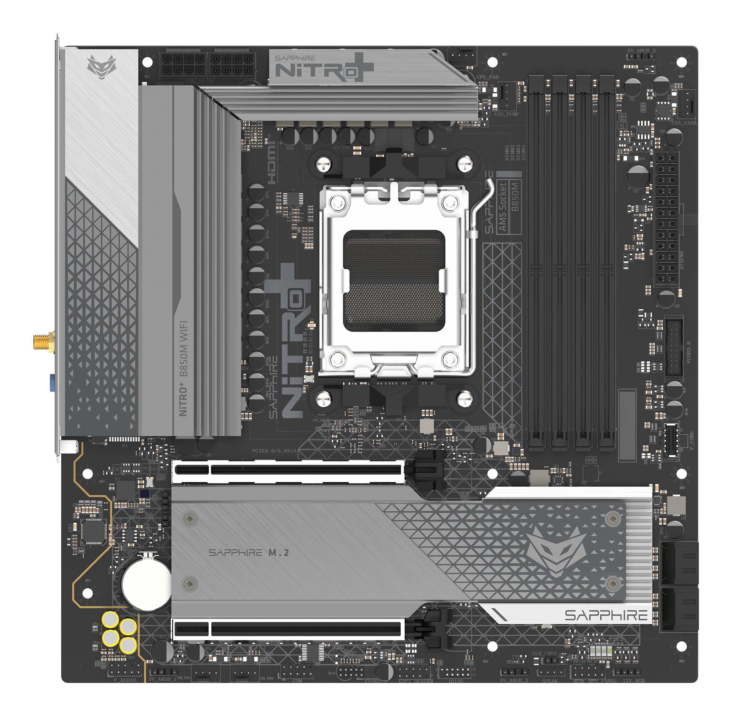 MB NITRO+ B850M WIFI7             AMD,AM5,DDR5,MATX