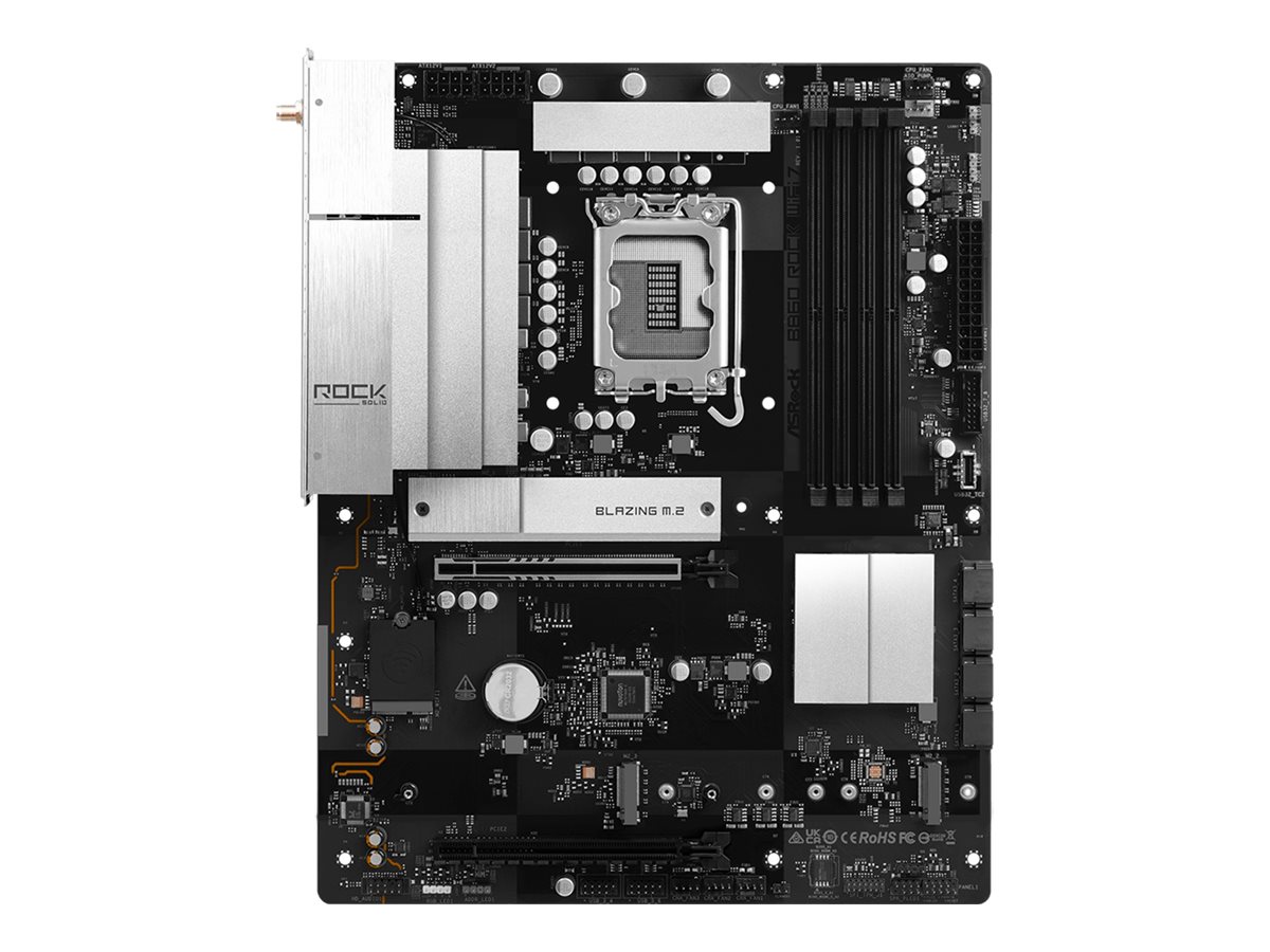 B860 Rock WiFi7          1851 ATX  HDMI/DP       DDR5