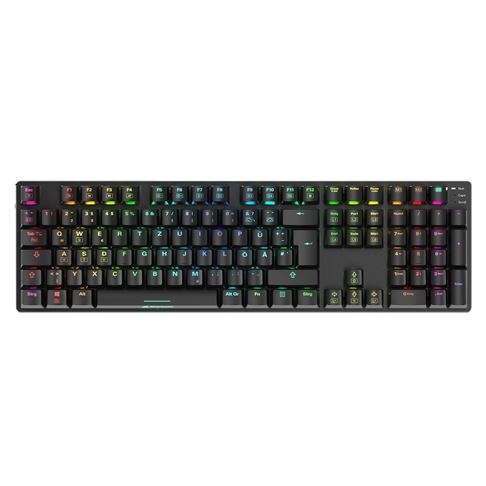 Gaming Tastatur Skiller SGK36W schwarz DE