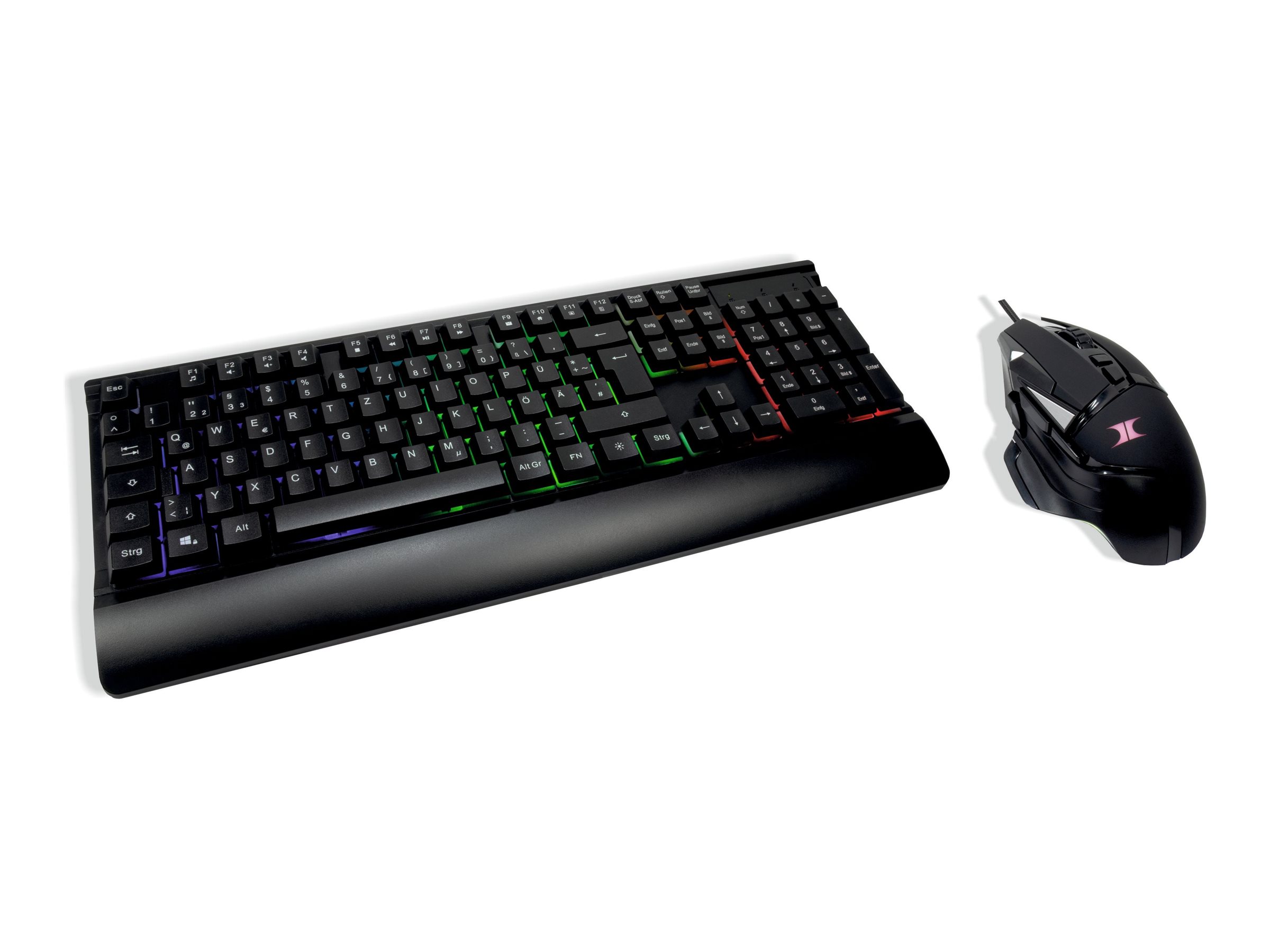 Inter-Tech Tas KC-3000 Gaming Tastatur+Maus-Set