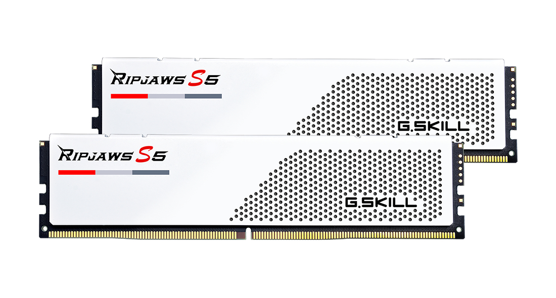 64GB DDR5-5600 G.Skill Ripjaws S5 weiß CL36 (2x 32GB) (Intel XMP)