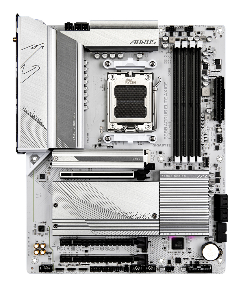 B650 Aorus Elite AX ICE - AMD B650 - So. AM5 - ATX