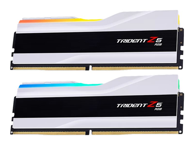 2x 32GB (64GB Kit) DDR5-6400 G.Skill Trident Z5 RGB weiß CL32 (Intel XMP)