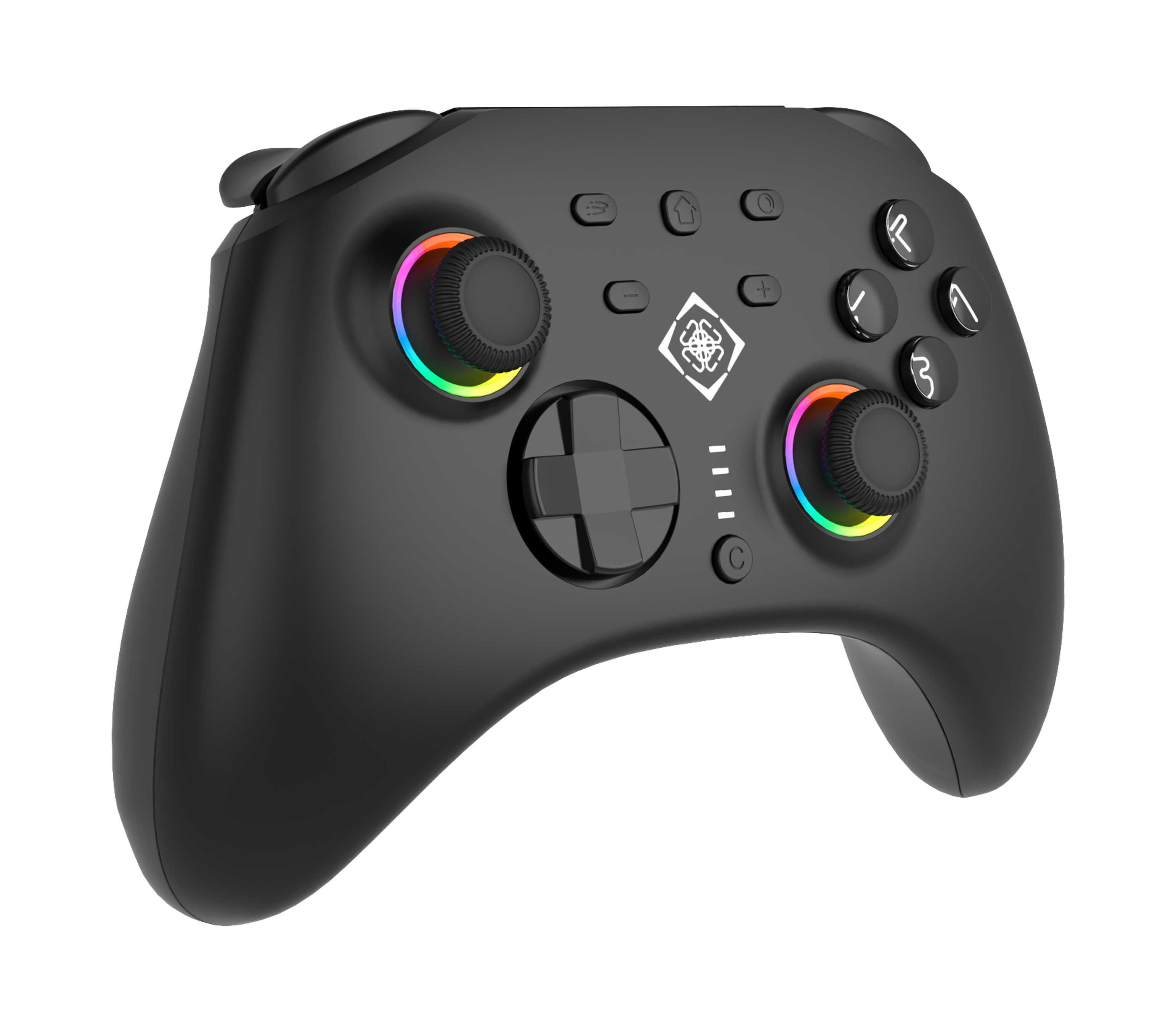 Controller RGB schwarz (Kabellos – PC / Switch)