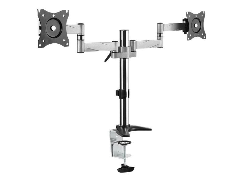 Dual monitor desk mount - Befestigungskit für 2 Monitore (einstellbarer Arm)