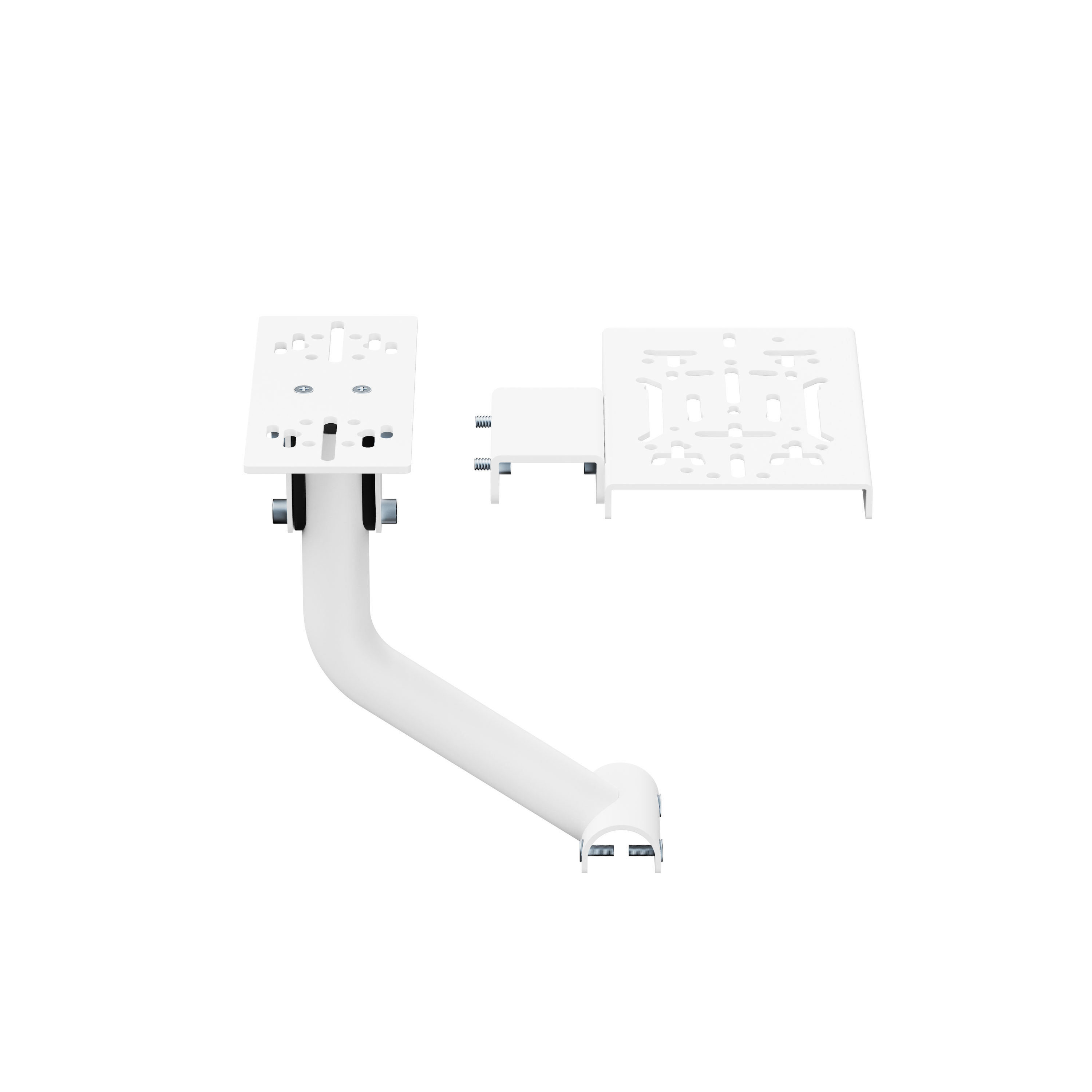 Nitrokart - Schalthebel- & Handbremshalter V2 white