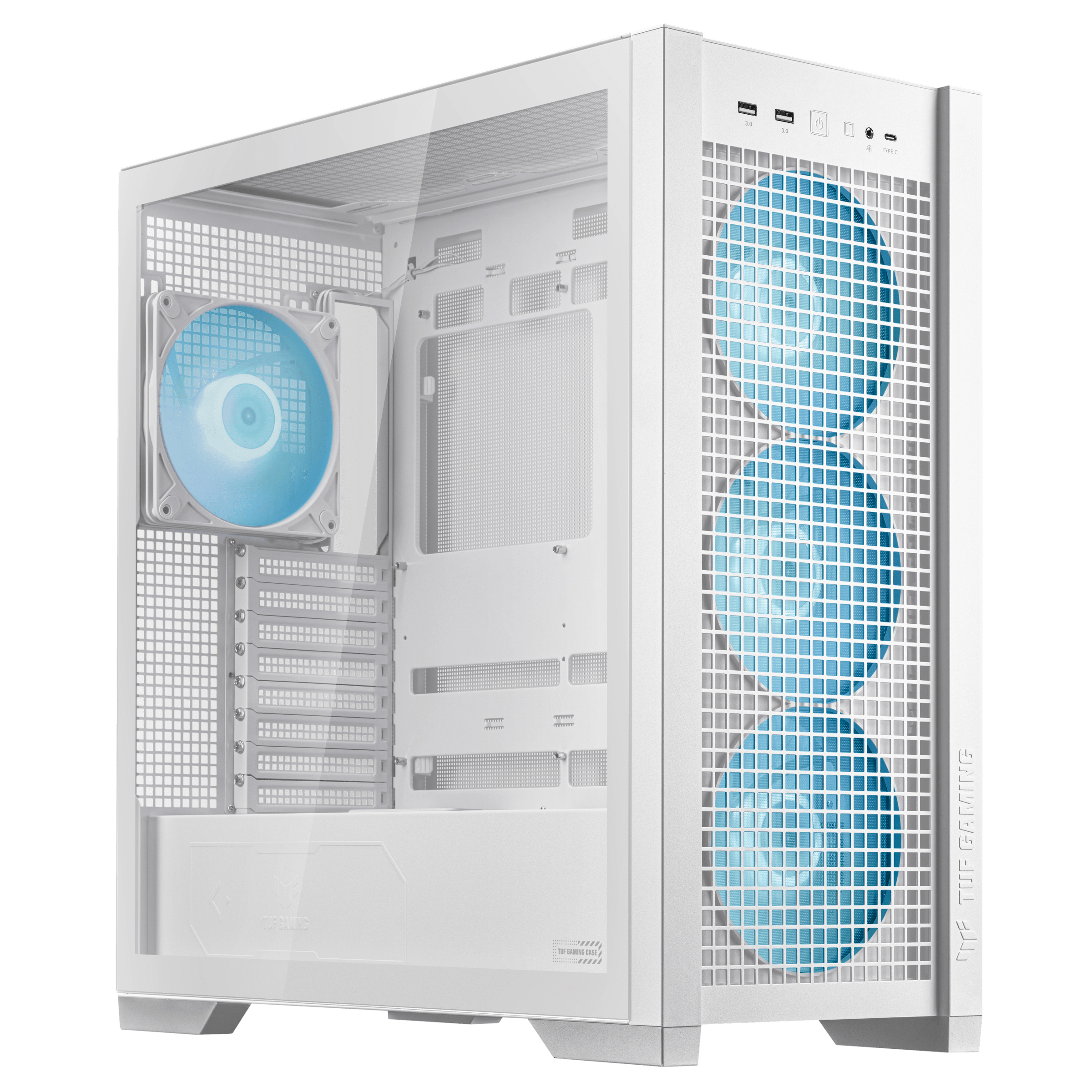 TUF Gaming GT302 ARGB - weiß - Glasfenster