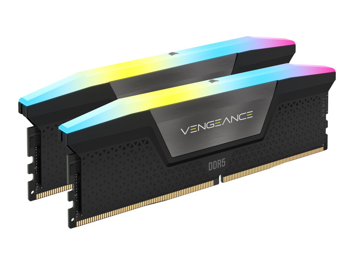 Vengeance RGB schwarz UDIMM 48GB Kit, DDR5-6400, CL36-48-48-104