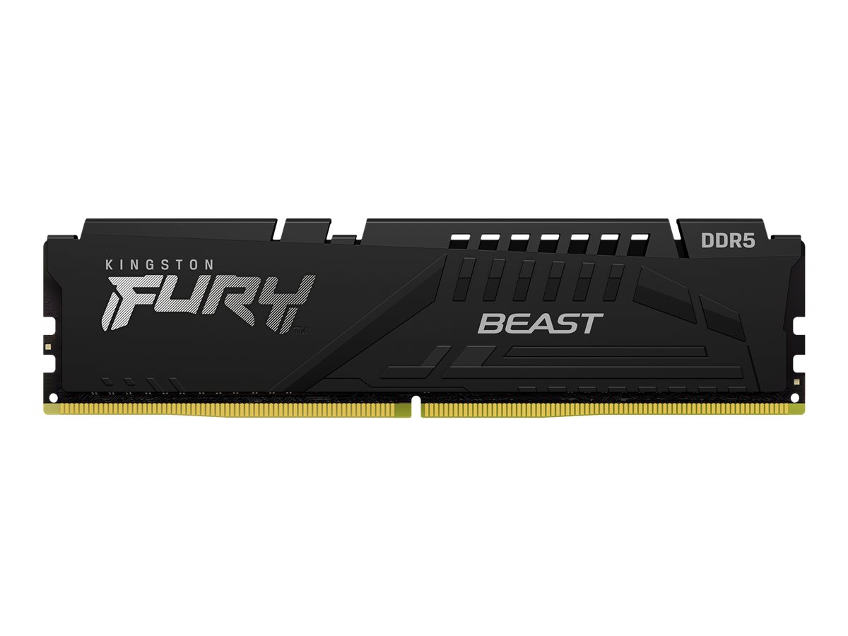 1x 32GB (Einzelmodul) DDR5-6000 Kingston Fury Beast schwarz CL36 (Intel XMP/AMD EXPO)