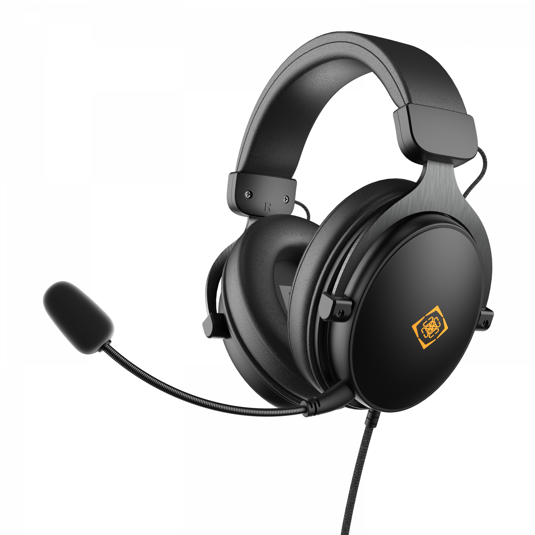 Headset Gaming Proteinleder,3,5-mm-Anschluss schwarz