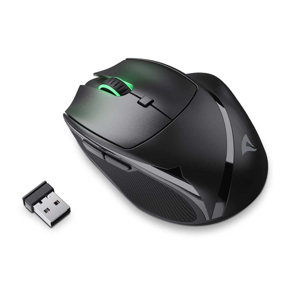 Maus OfficePal M25W Optisch 6 Tasten 4.000 DPI schw