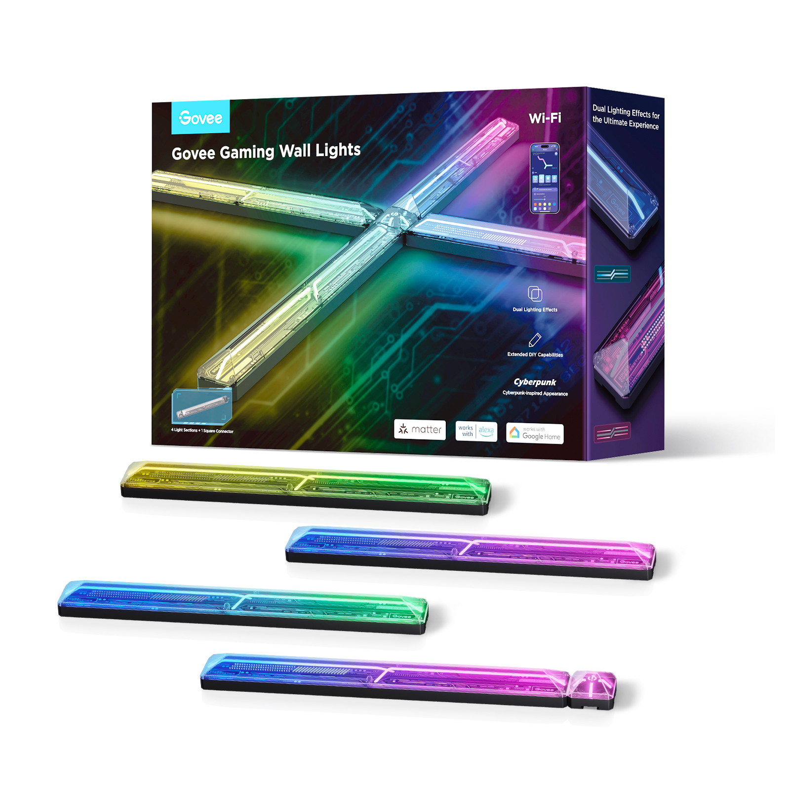 Gaming Wall Light RGBIC H6063