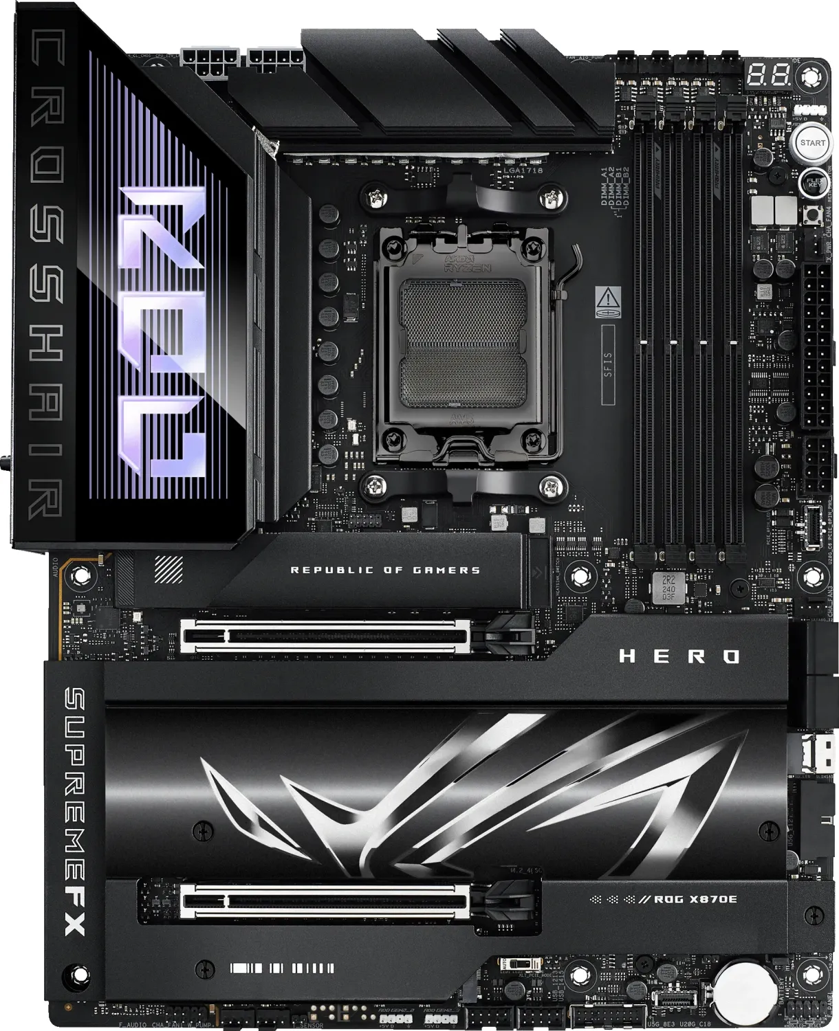 ROG Crosshair X870E Hero - AMD X870E - So. AM5 - ATX