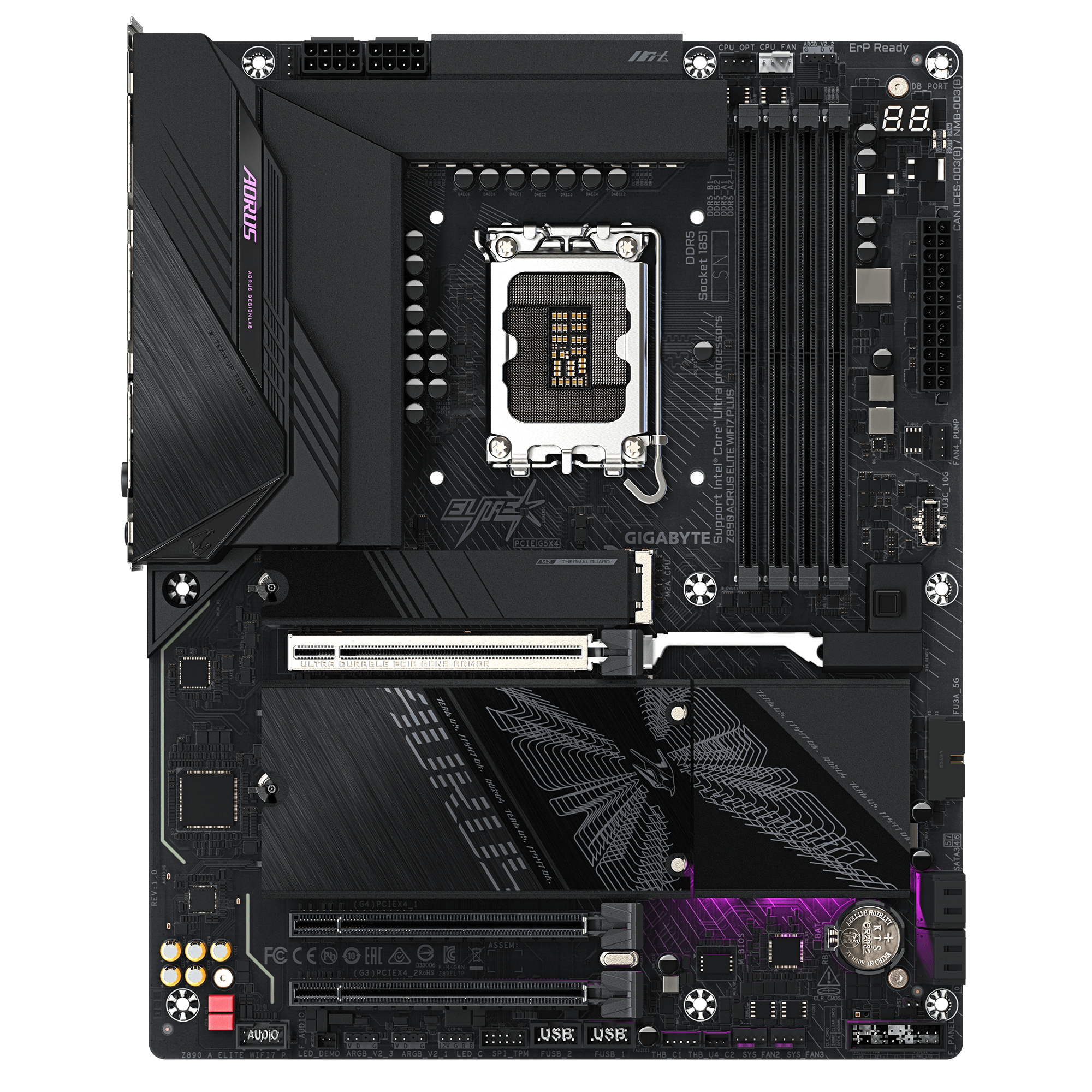 Z890 AORUS Elite WiFi7 Plus  (Z890,S1851,ATX,DDR5)