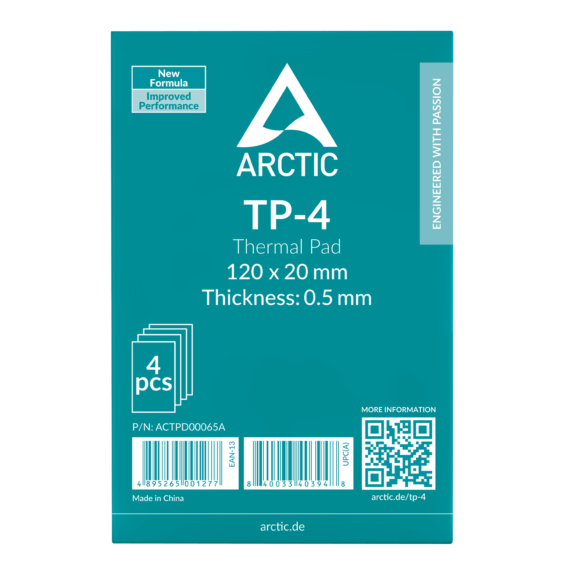 Thermal Pad TP-4 120*20mm (0,5mm) 4erPack