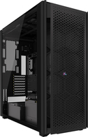 9000D RGB Airflow - Schwarz - Glasfenster (Versand per Spedition)