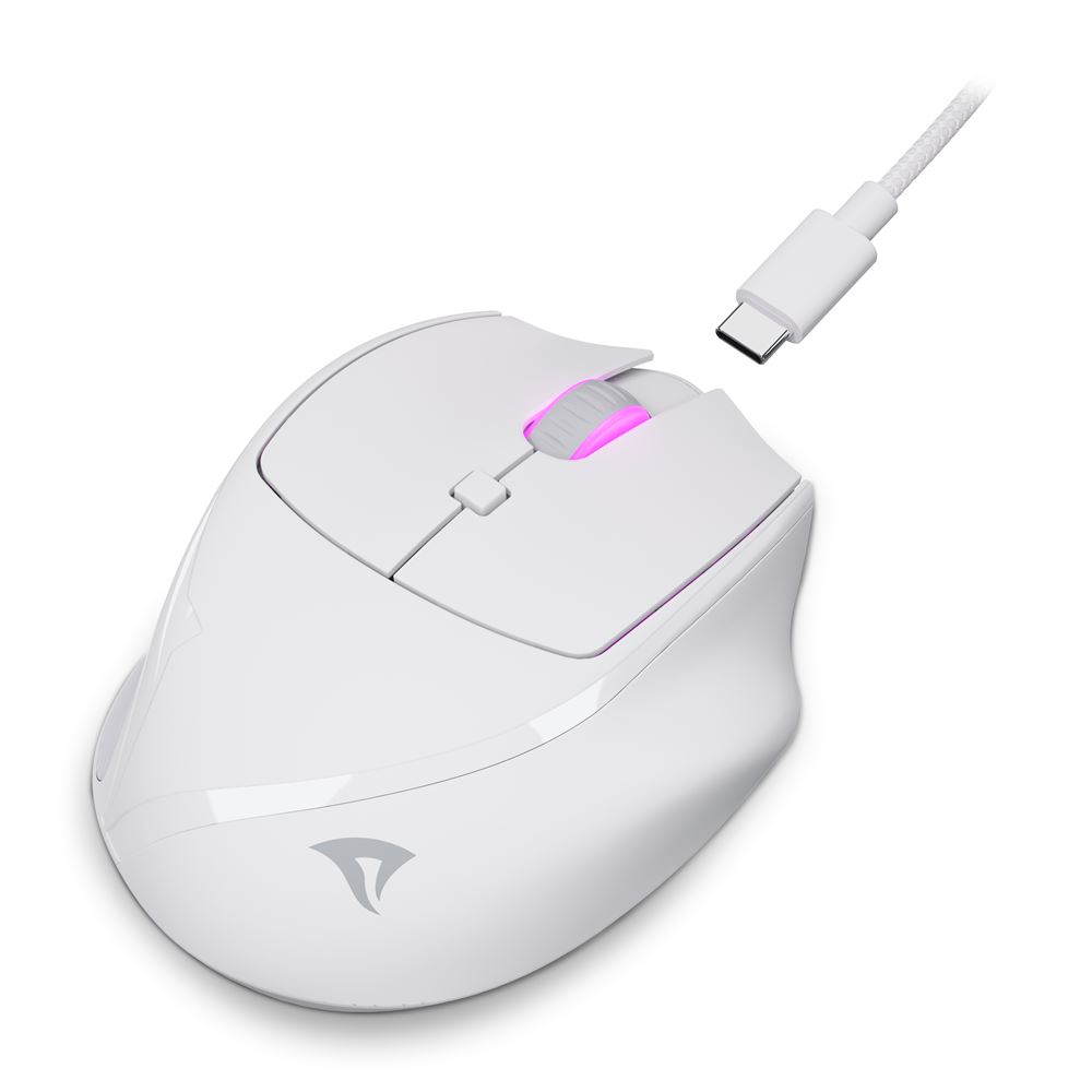 Maus OfficePal M25W Optisch 6 Tasten 4.000 DPI weiß