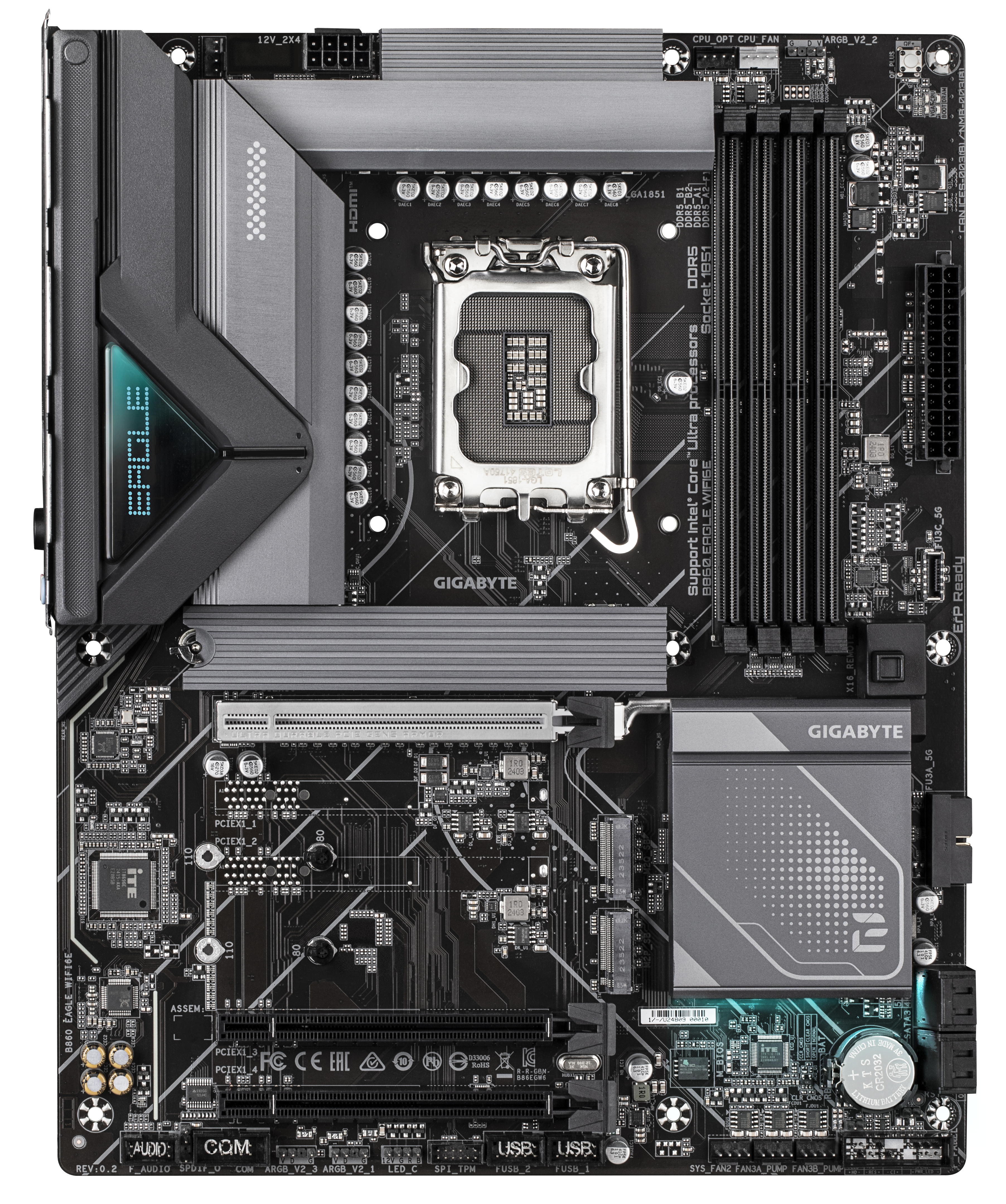 B860 EAGLE WIFI6E           (B860,S1851,ATX,DDR5)