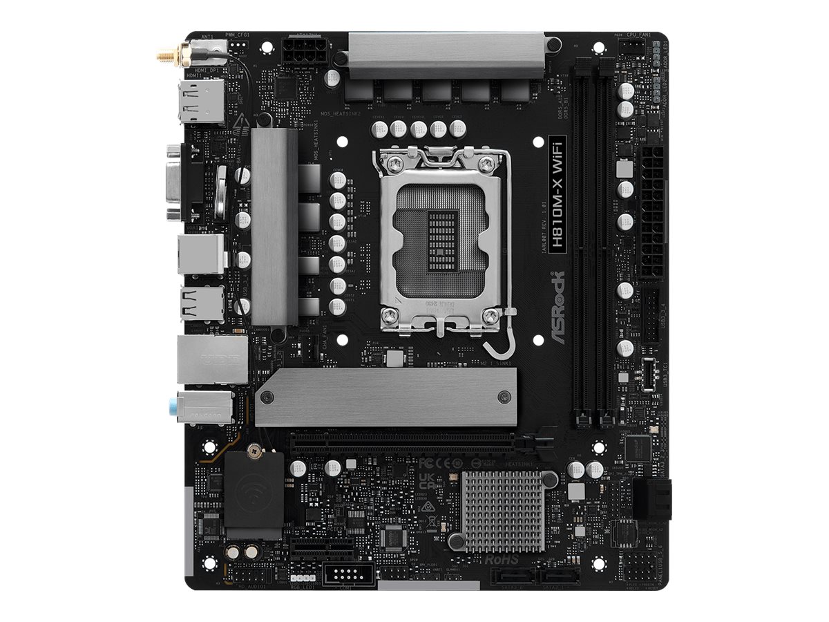 H810M-X WiFi             1851 mATX HDMI/DP       DDR5