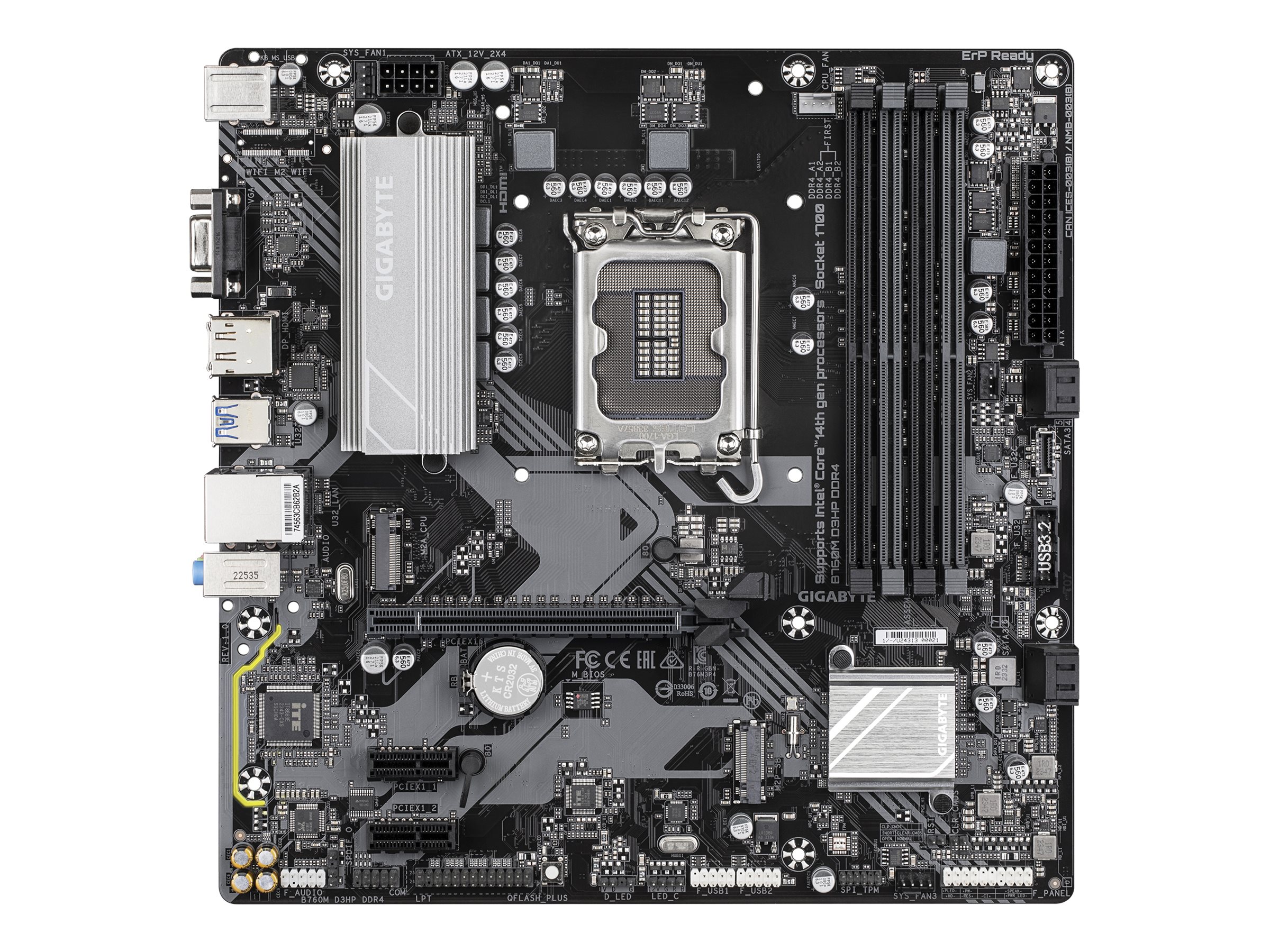 B760M D3HP (DDR4) - Intel B760 - So. 1700 - mATX