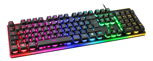 PK75 Gaming Tastatur USB, RGB, schwarz
