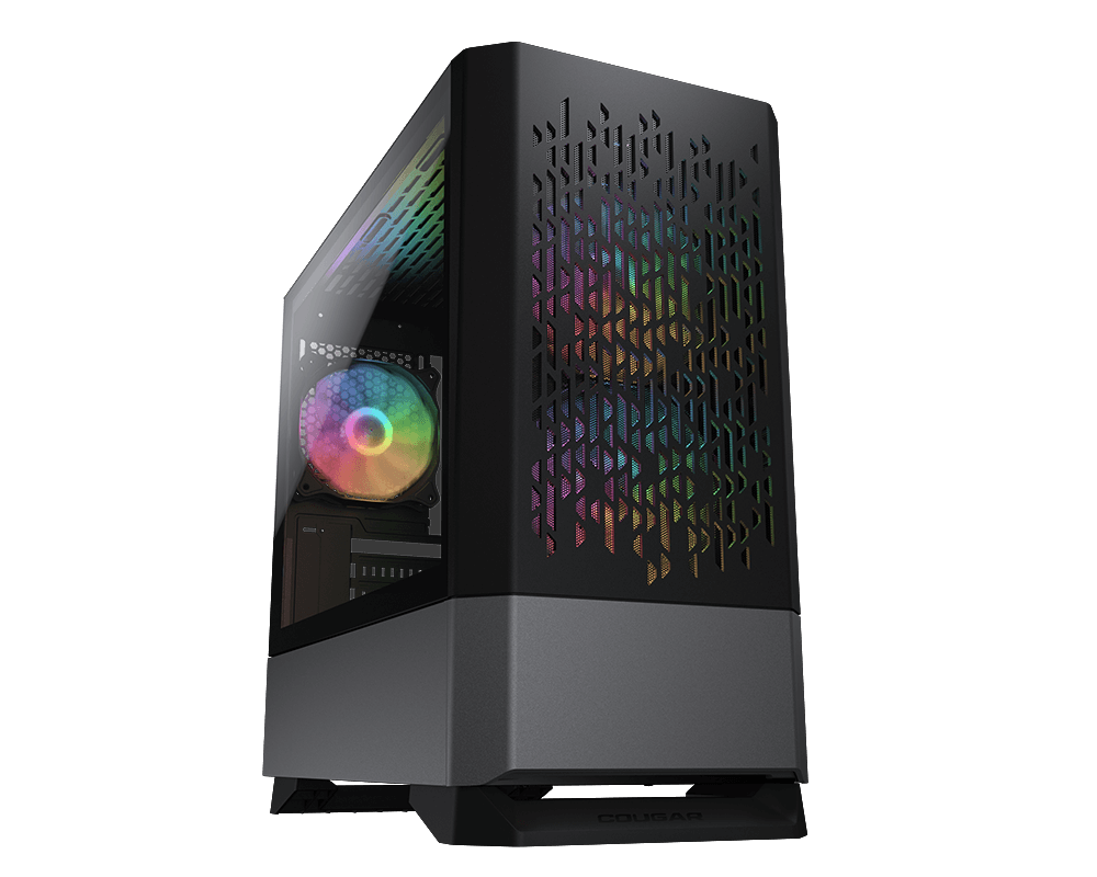 Gehäuse Mini-Tower MG140 Air ARGB, Schwarz
