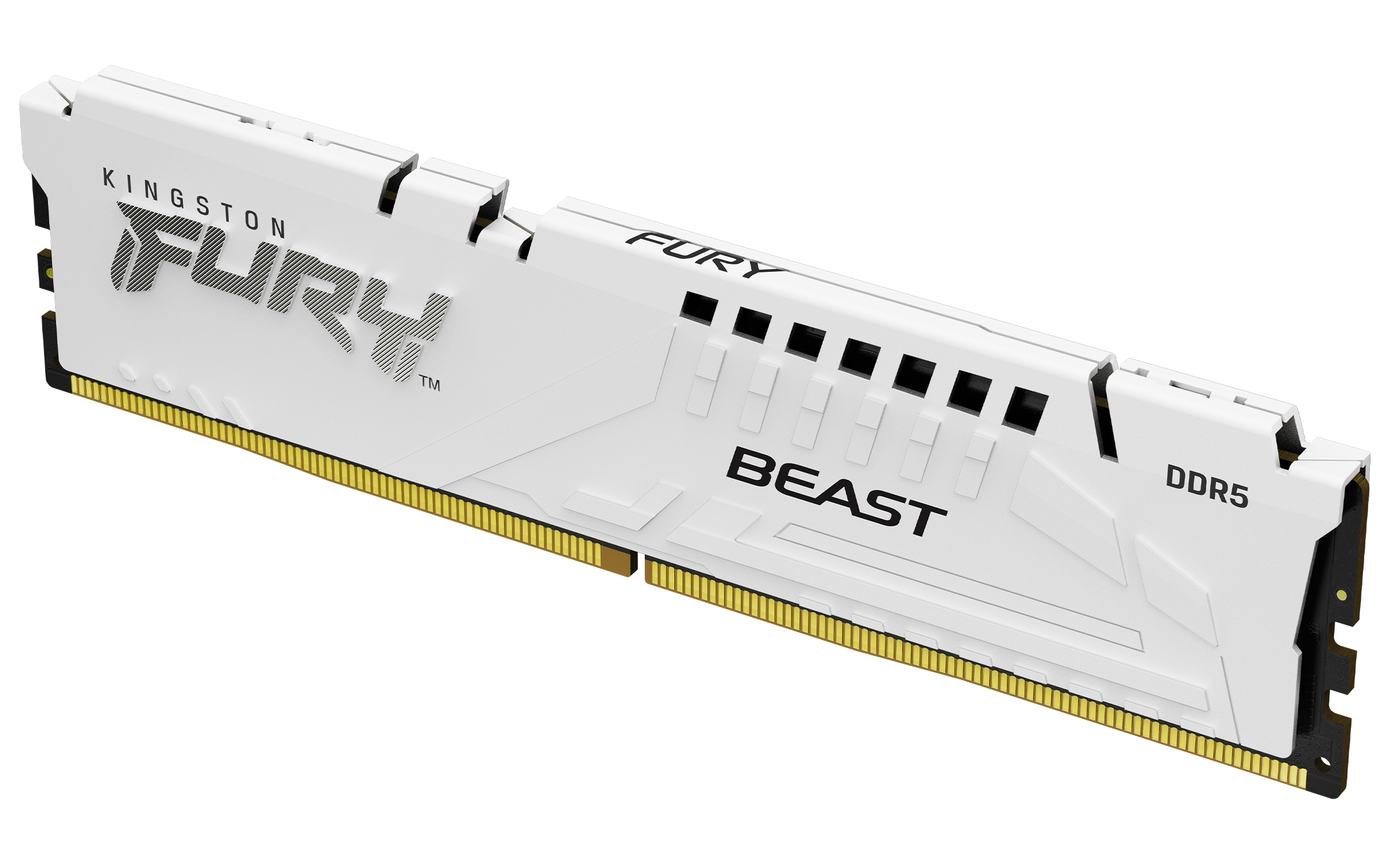 32GB DDR5-5600 Kingston FURY Beast White CL40 (1x32GB Einzelmodul) (Intel XMP)