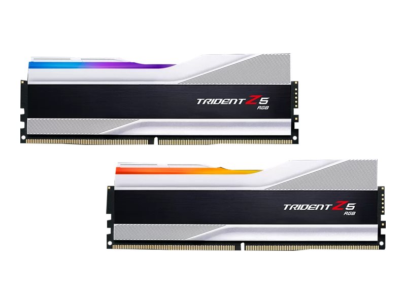 Trident Z5 RGB silber UDIMM 64GB Kit, DDR5-6400, CL32-39-39-102