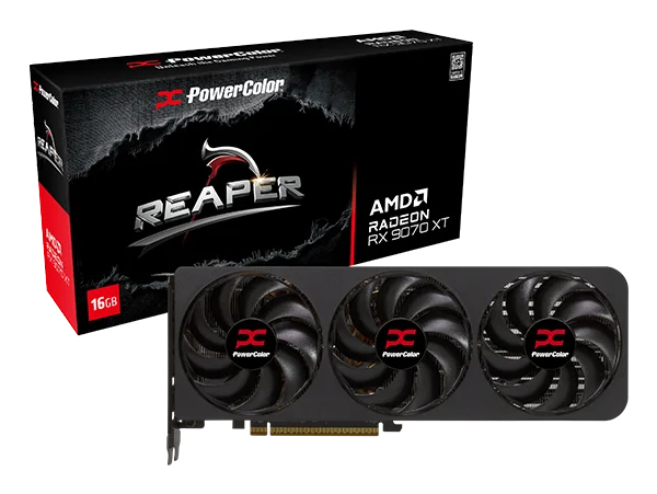 Reaper Radeon RX 9070 XT – 16 GB GDDR6 Grafikkarte, PCIe 5.0