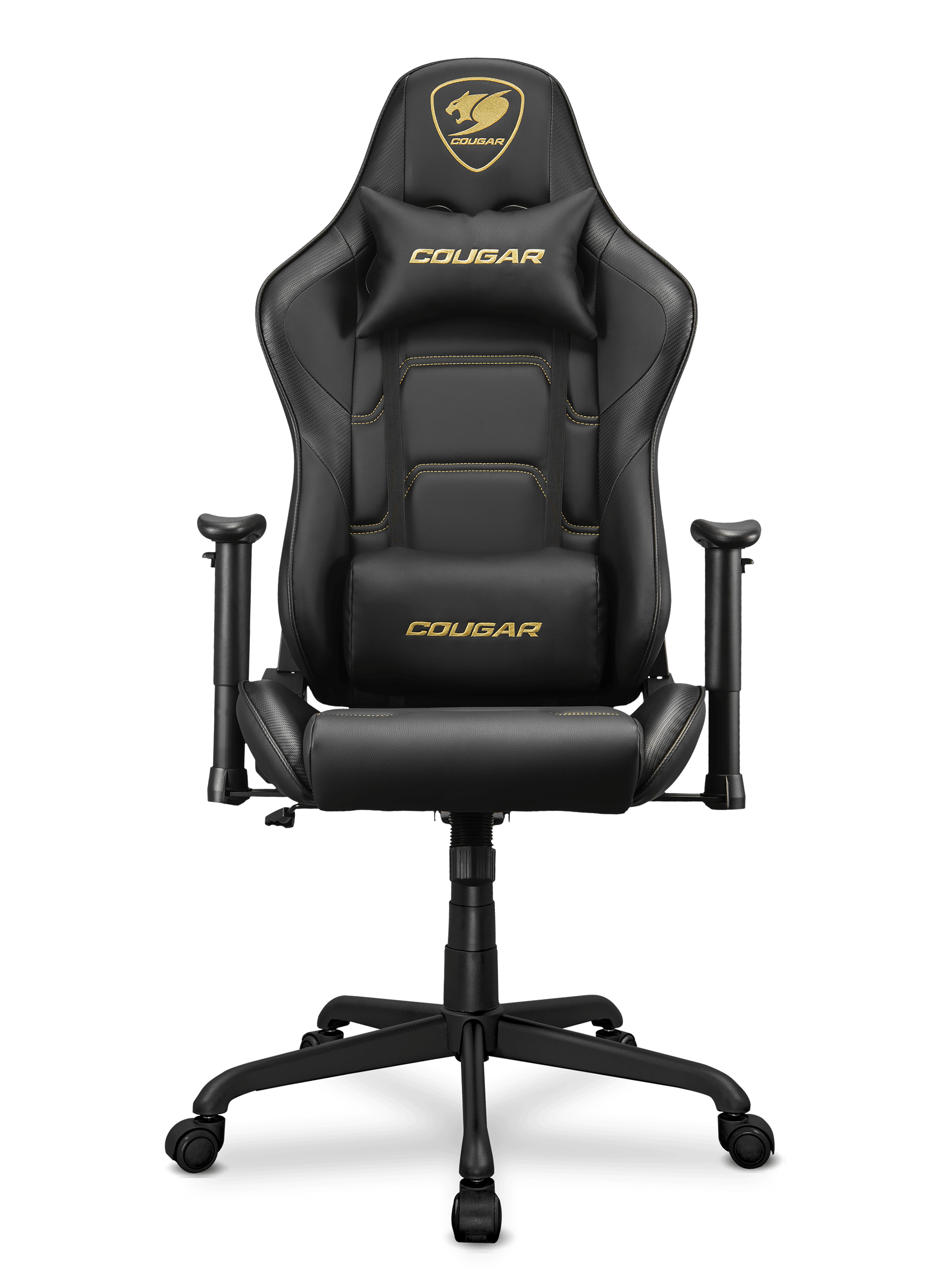 Armor Elite Royal – Gaming-Stuhl mit 2D-Armlehnen, 160° Neigung, bis 120 kg, Schwarz