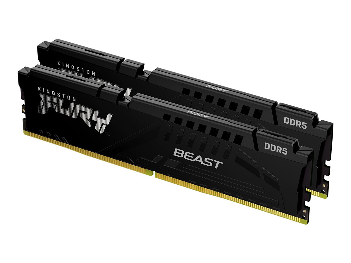 2x 16GB (32GB Kit) DDR5-6000 Kingston FURY Beast schwarz CL36 (Intel XMP)