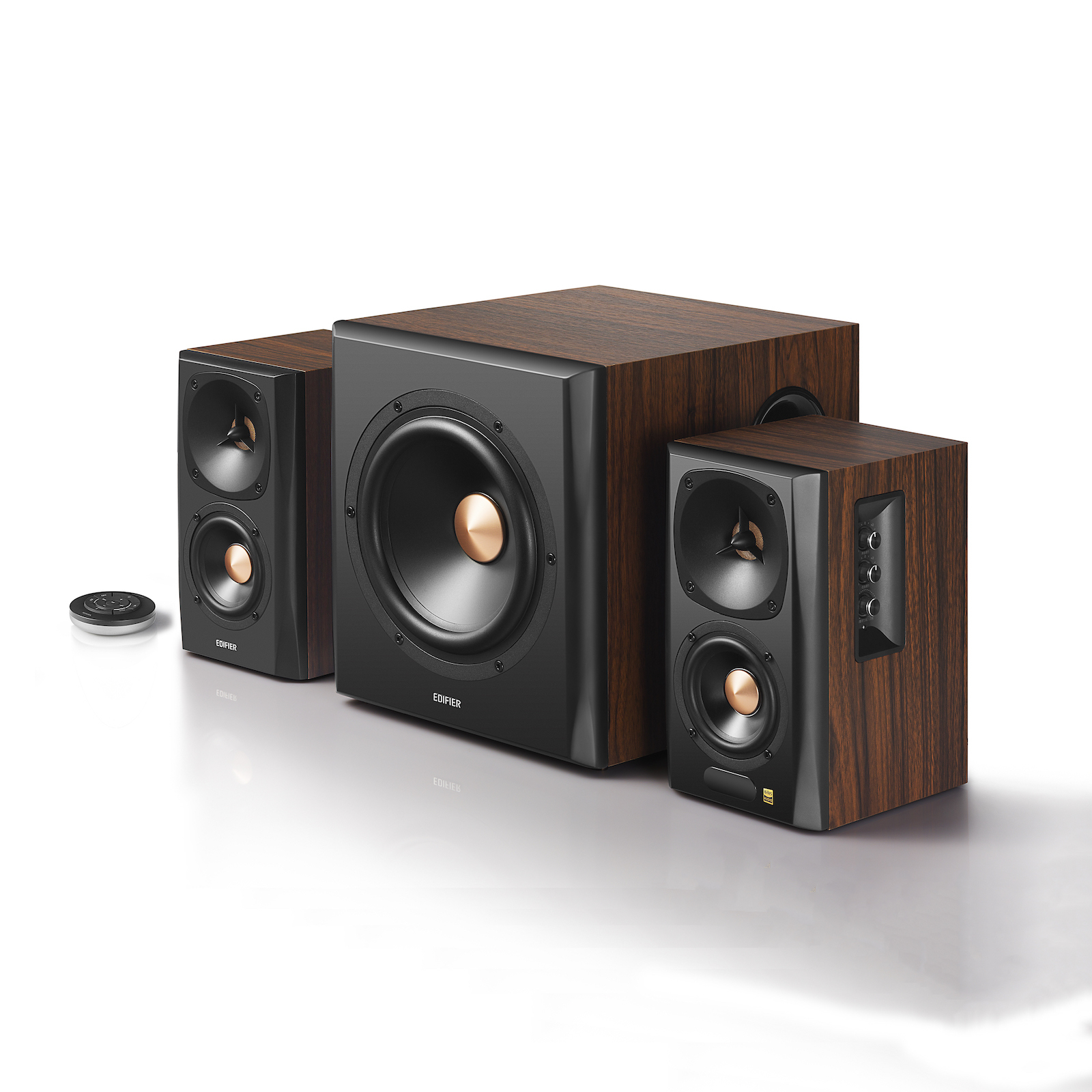 S360DB - Lautsprecher - Verkabelt & Kabellos - Holz - Schwarz