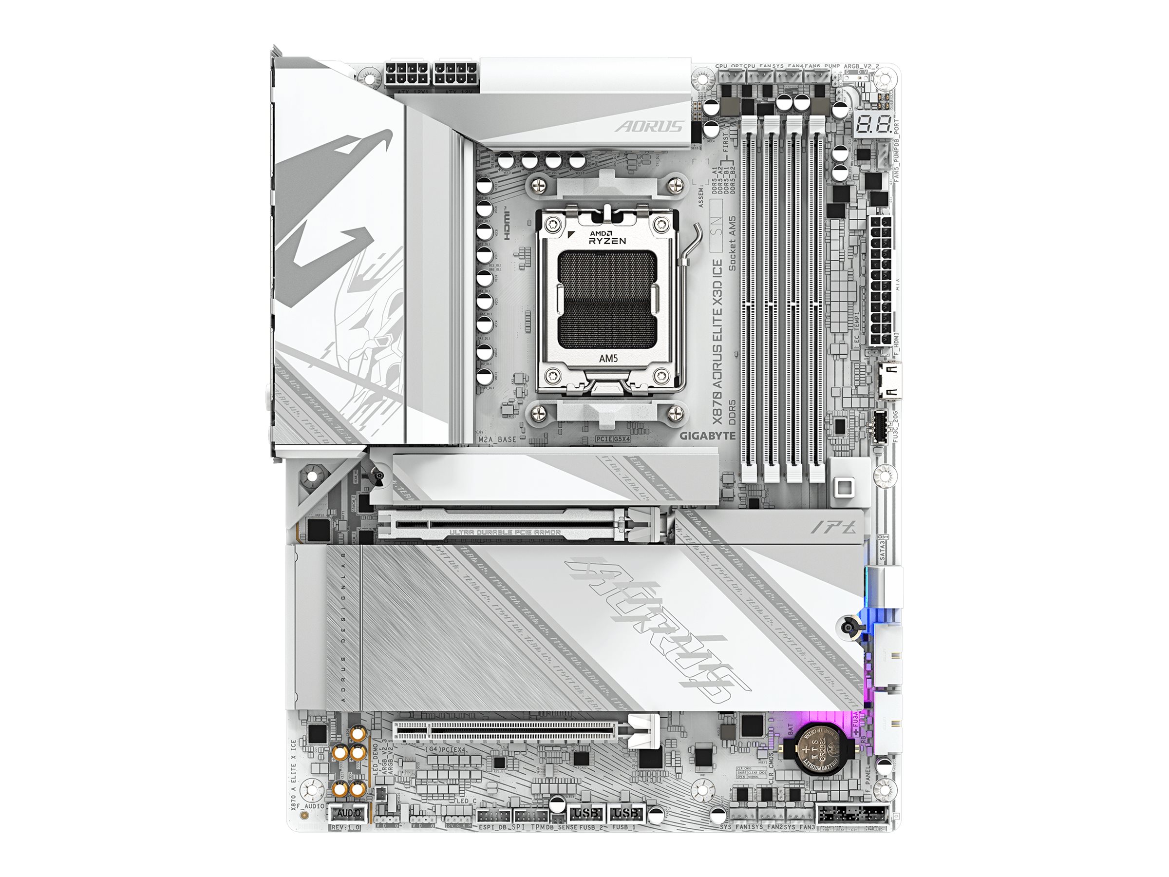 X870 AORUS ELITE X3D ICE (X870,AM5,ATX,DDR5)