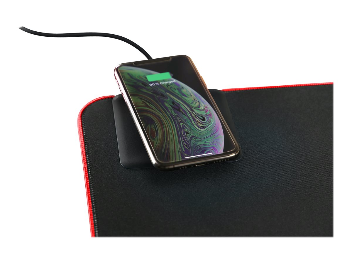 RGB Mauspad mit Wireless Charger/RGB Lichterleiste
