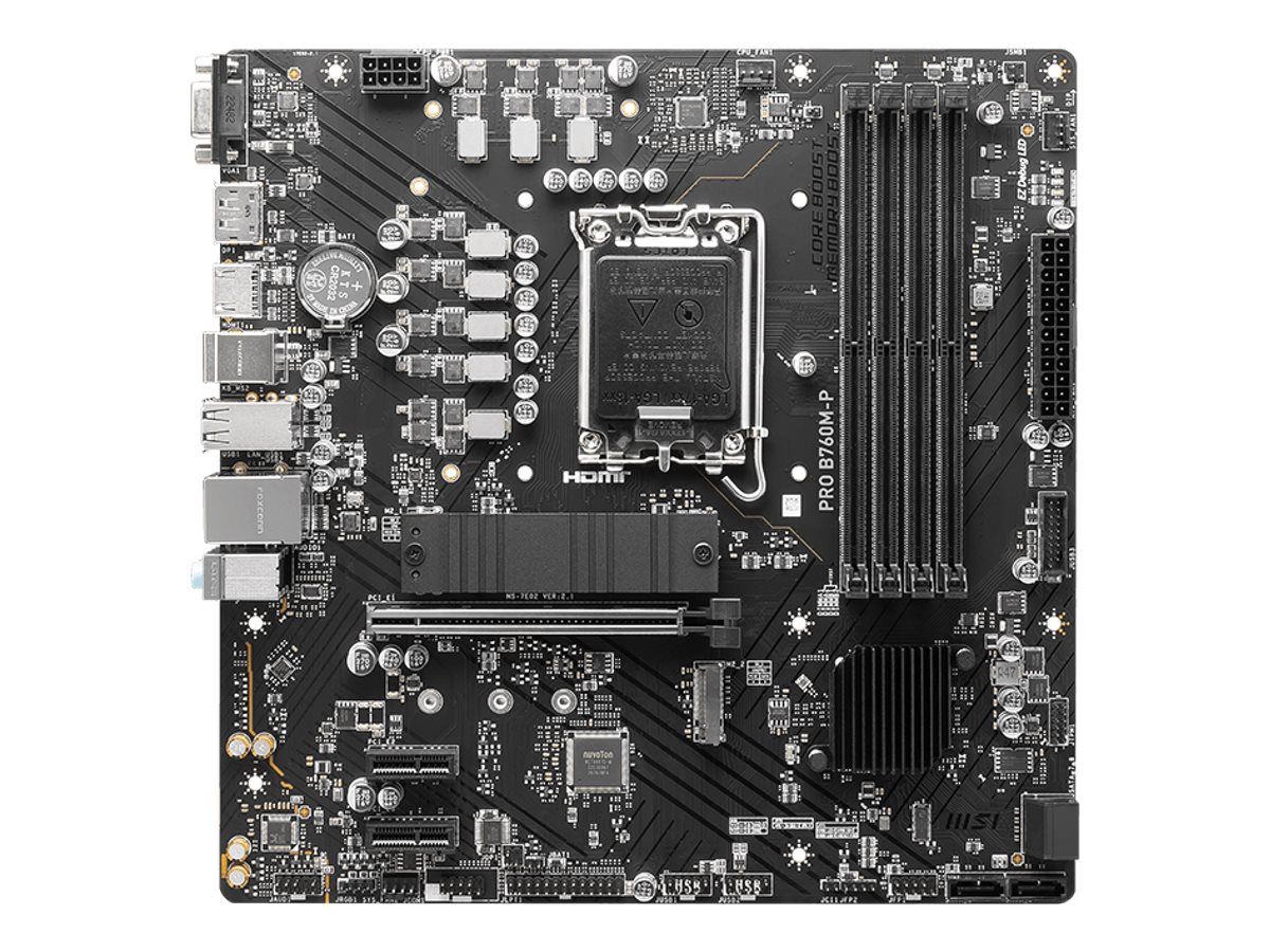 PRO B760M-P                      (B760,S1700,mATX,DDR5)