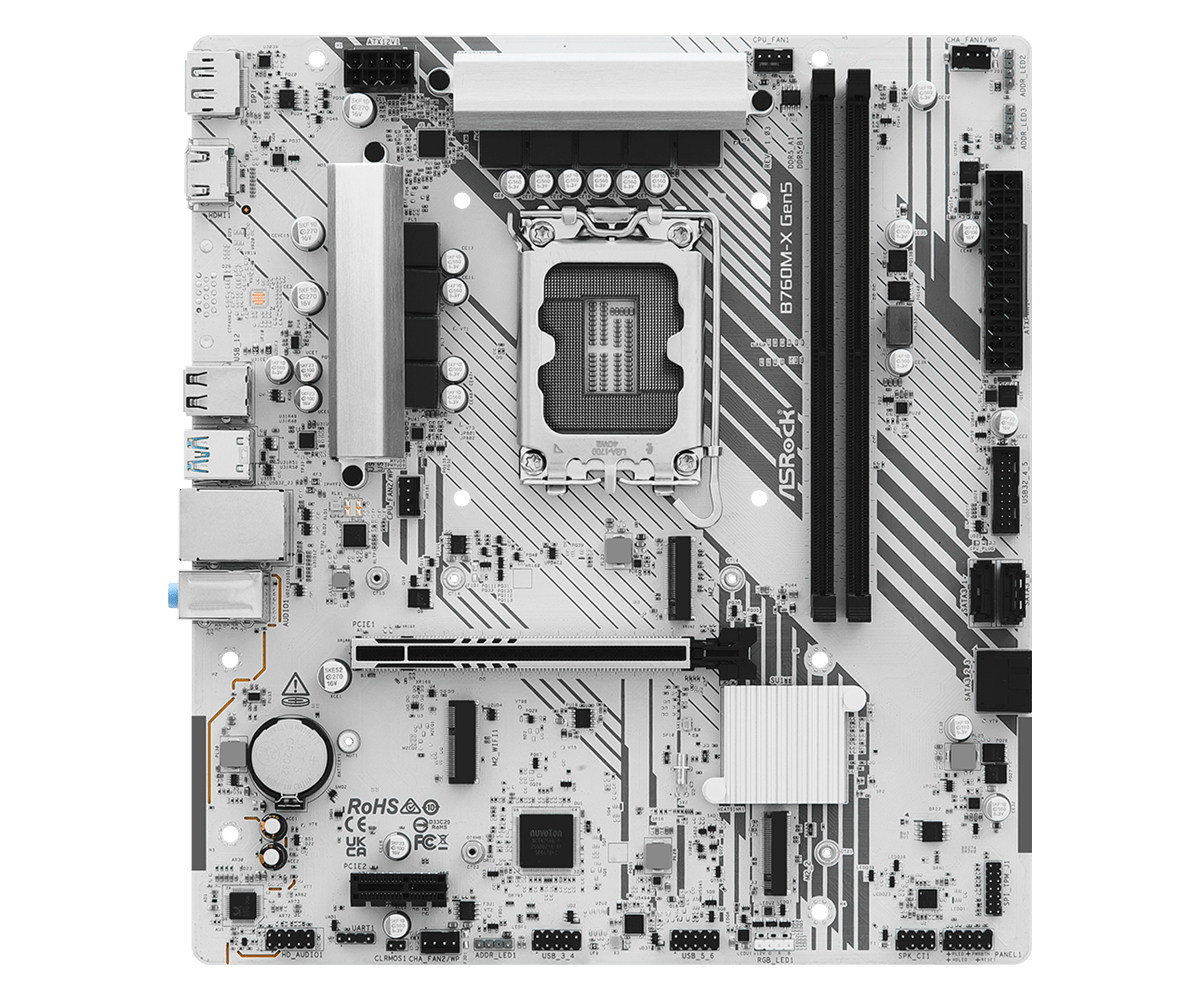 B760M-X GEN5             1700 mATX HDMI/DP       DD