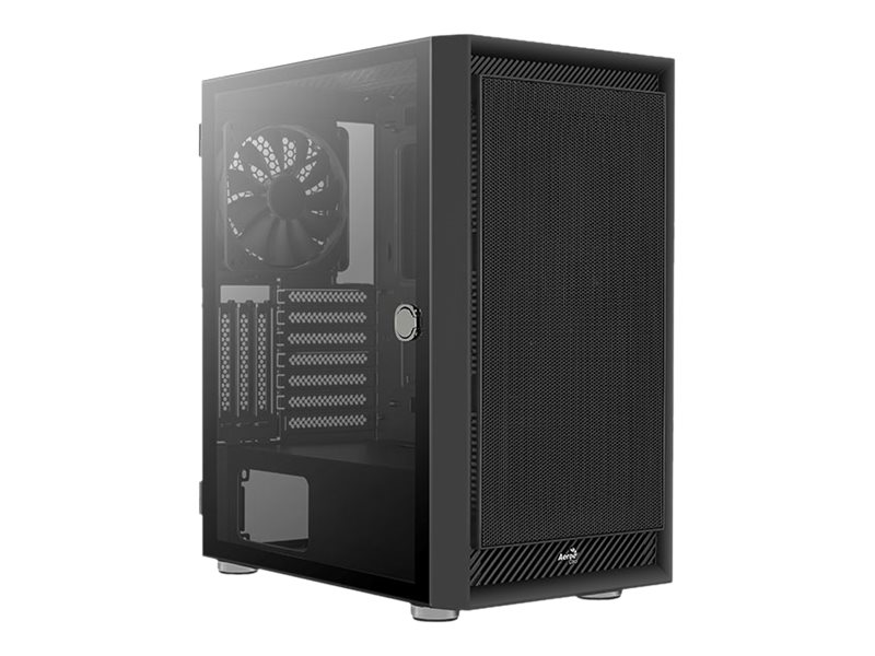 AeroCool Graphite - Schwarz - Glasfenster