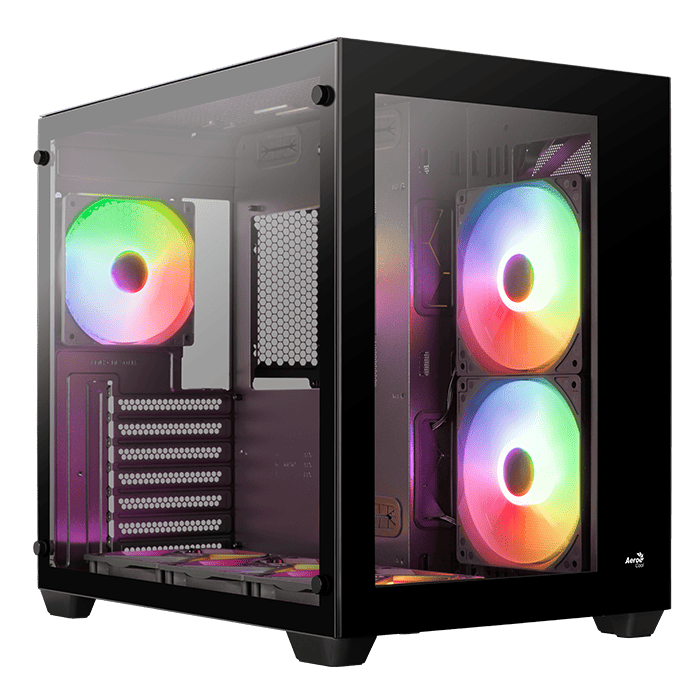 AeroCool Geh Midi Dryft MicroATX/ATX/MiniITX ARGB (black)